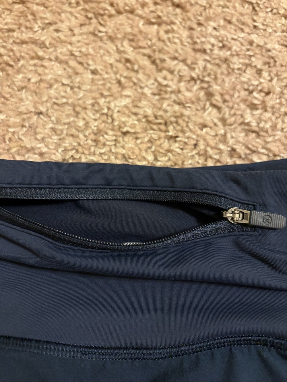 Lululemon Speed Up High Rise Lined Short 4” in Navy - Picture 8 of 8